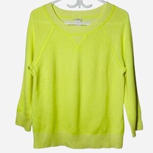 J. Crew Women's Neon Lightweight Cashmere Sweater